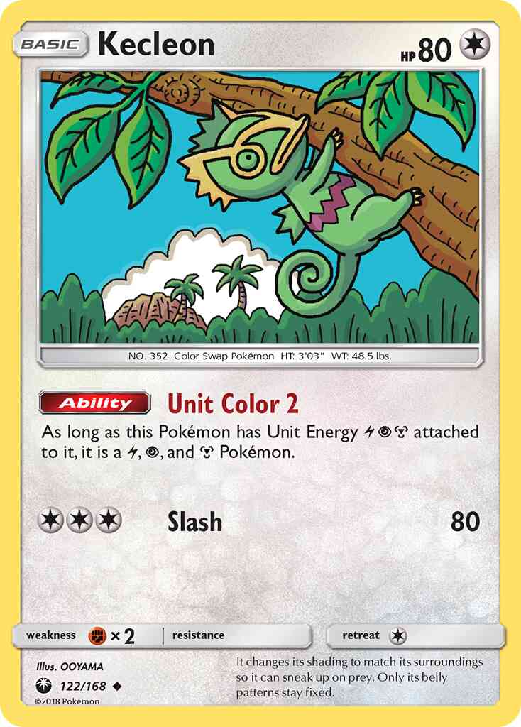 Kecleon - 122/168 - Uncommon [sm7-122] [Reverse Holo]