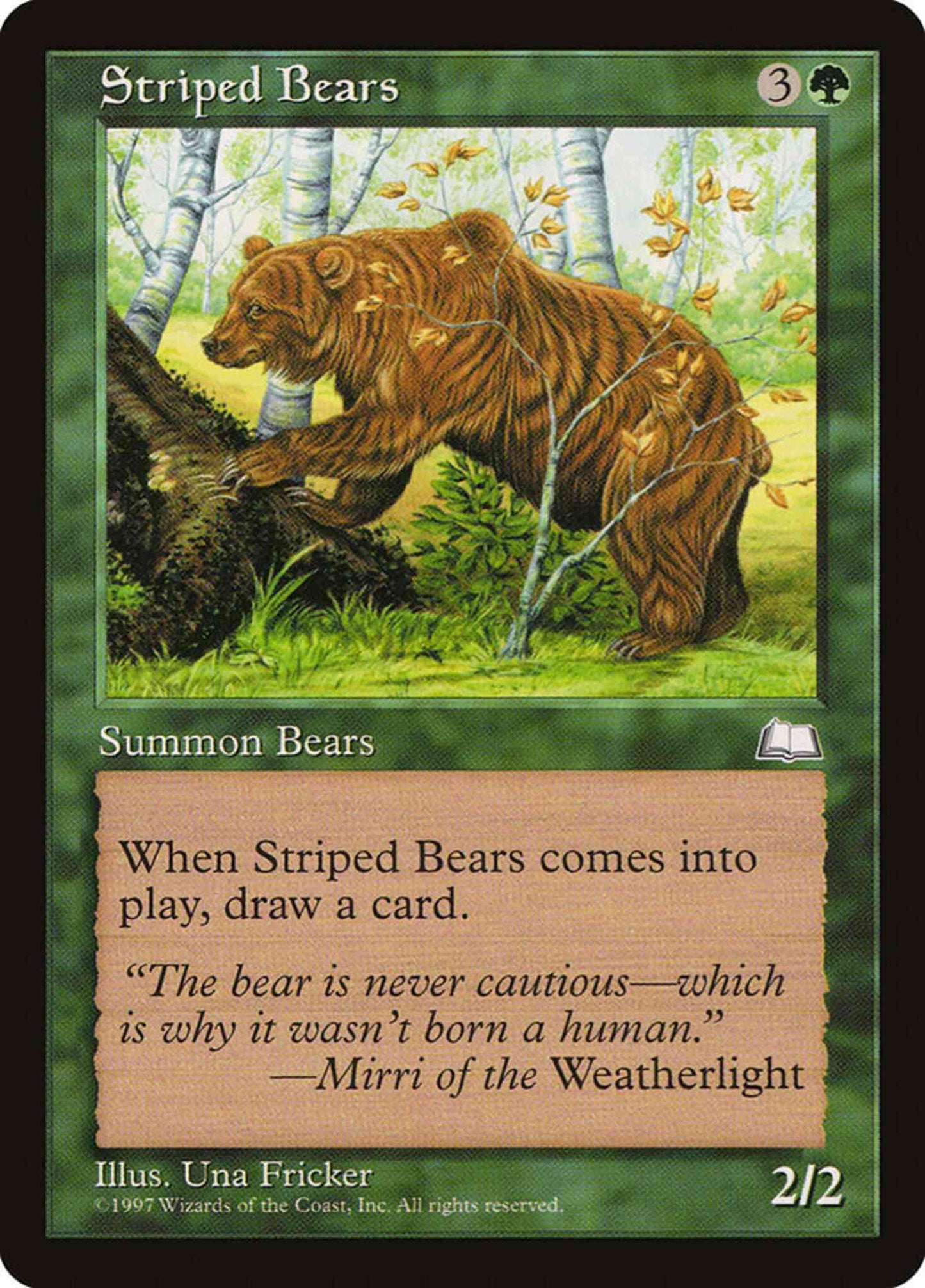Striped Bears [140] [Weatherlight] [Non-Foil]