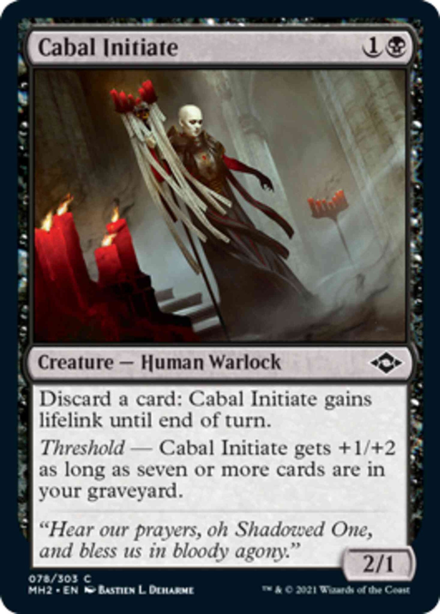 Cabal Initiate [78] [Modern Horizons 2] [Non-Foil]