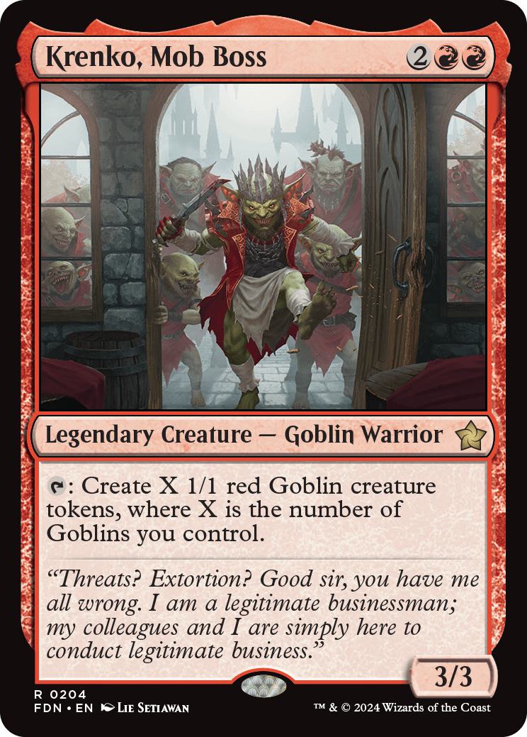 Krenko, Mob Boss [204] [Foundations] [Non-Foil]