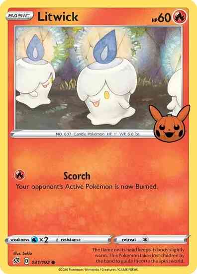 Litwick - 031/192 - Promo [Trick or Trade BOOster] [swsh2msp-031] [Non-Holo]