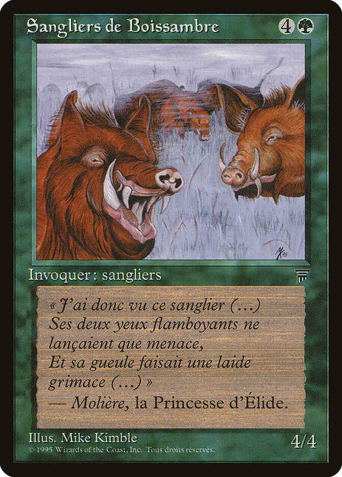 Durkwood Boars - French [131] [Renaissance French] [Non-Foil]