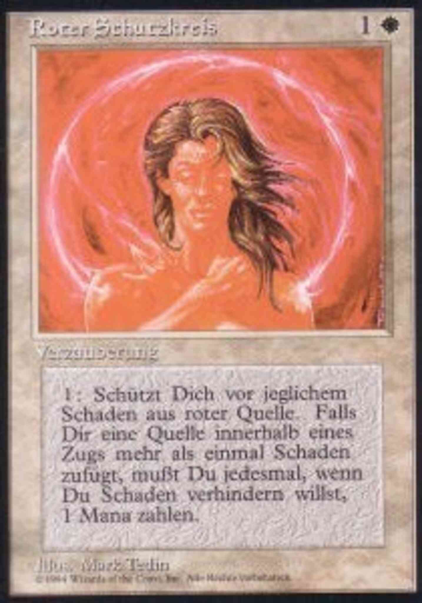 Circle of Protection: Red - German [12] [Foreign Black Border: German] [Non-Foil]
