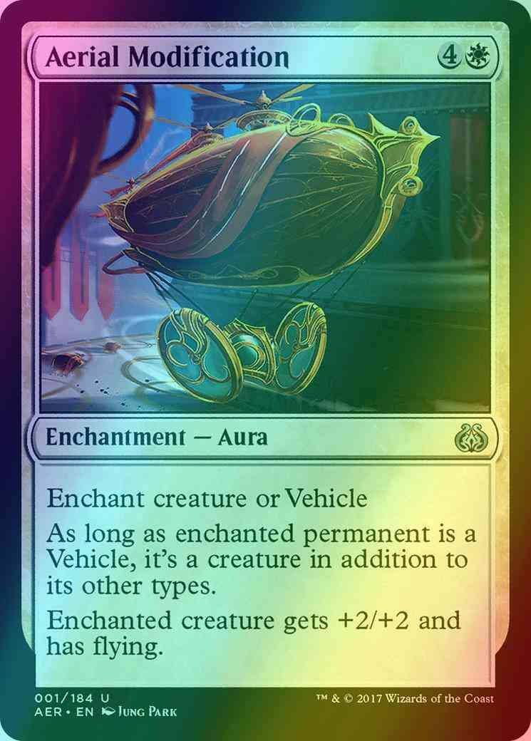 Aerial Modification [1] [Aether Revolt] [Foil]