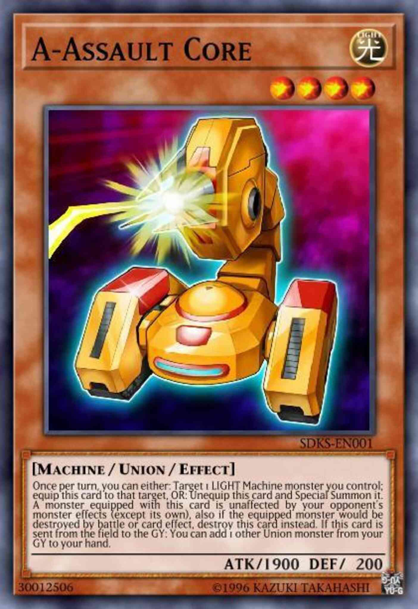 A-Assault Core - SDKS-EN001 - Super Rare - 1st Edition