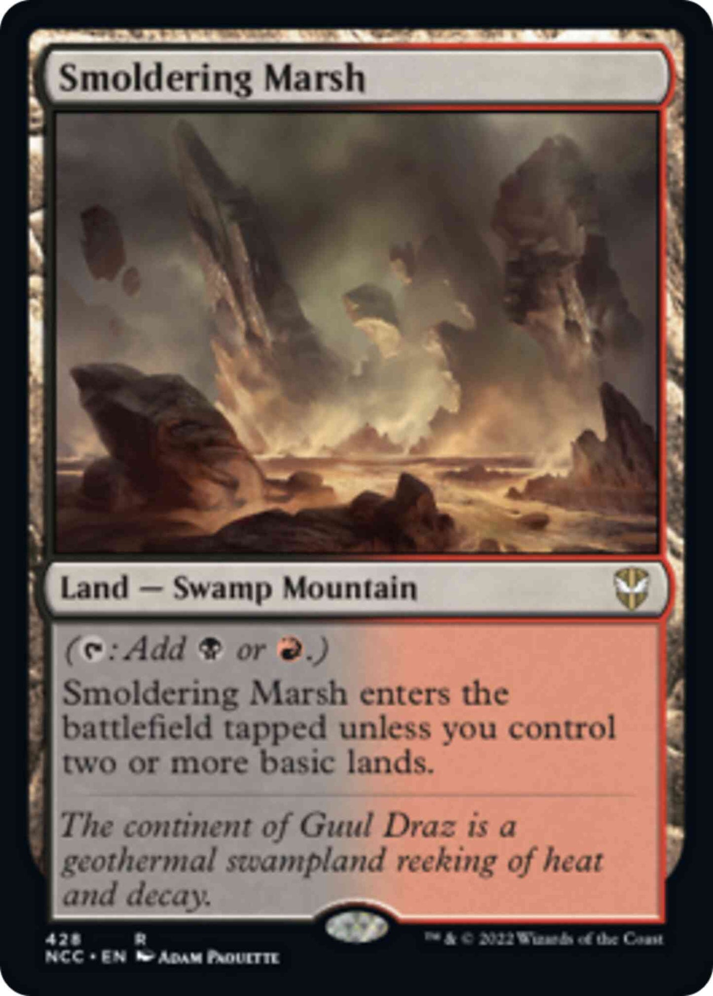 Smoldering Marsh [428] [Streets of New Capenna: Commander] [Non-Foil]