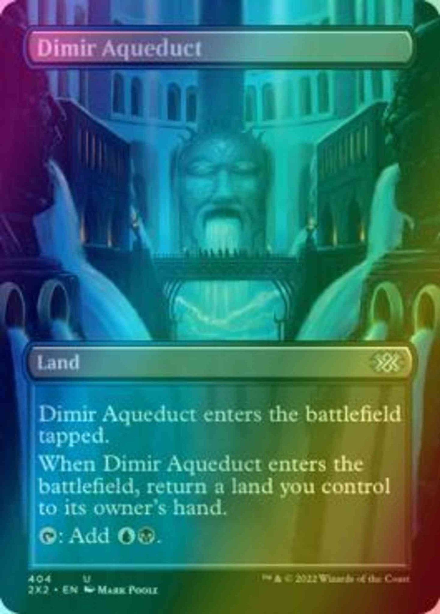 Dimir Aqueduct [404] [Borderless] [Double Masters 2022] [Foil]