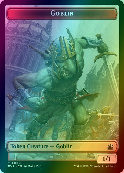 Domri Rade Emblem (20) // Goblin Token (08) [Ravnica Remastered: Tokens] [Foil]