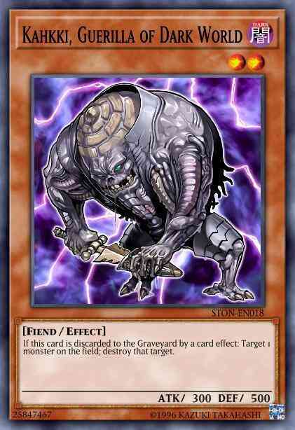 Kahkki, Guerilla of Dark World - SDGU-EN007 - Common - 1st Edition