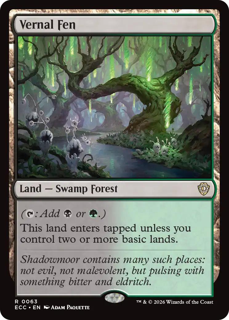 Vernal Fen [63] [Lorwyn Eclipsed: Commander] [Non-Foil]