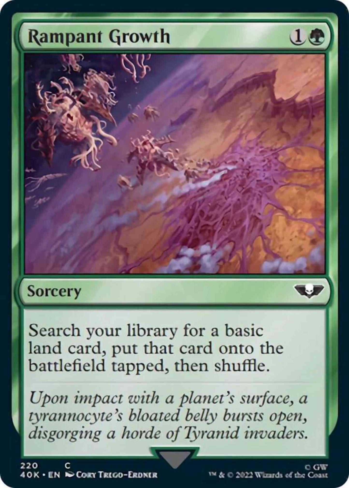 Rampant Growth [220] [Universes Beyond: Warhammer 40,000] [Non-Foil]
