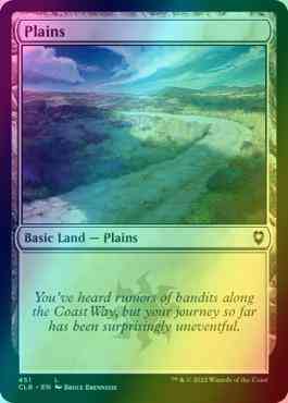 Plains [451] [Commander Legends: Battle for Baldur's Gate] [Foil]