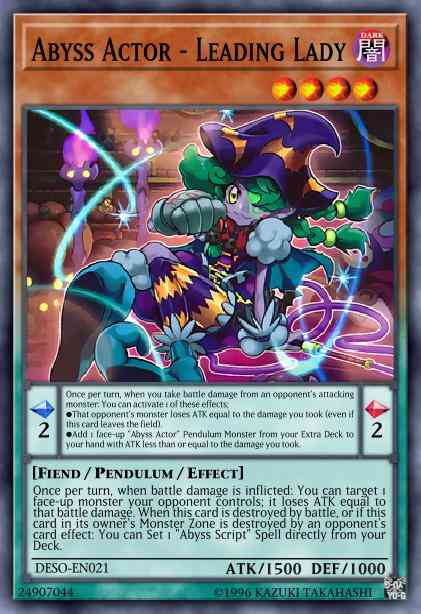 Abyss Actor - Leading Lady - LED3-EN051 - Common - 1st Edition