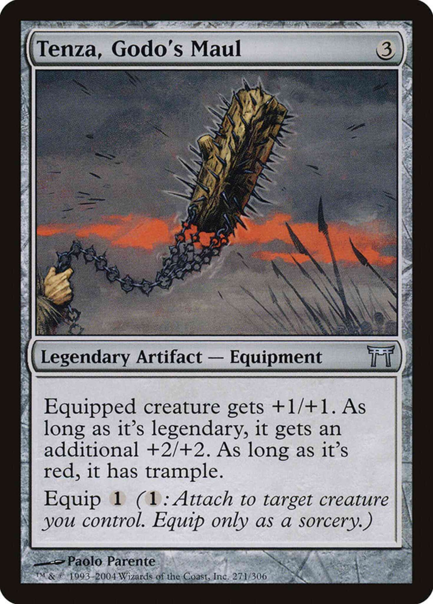 Tenza, Godo's Maul [271] [Champions of Kamigawa] [Non-Foil]