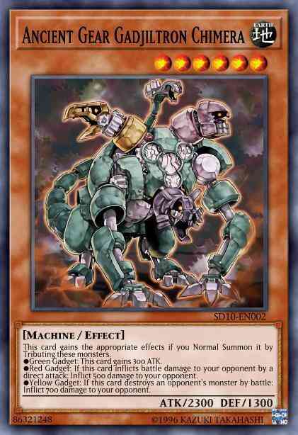 Ancient Gear Gadjiltron Chimera - SD10-EN002 - Common - Unlimited