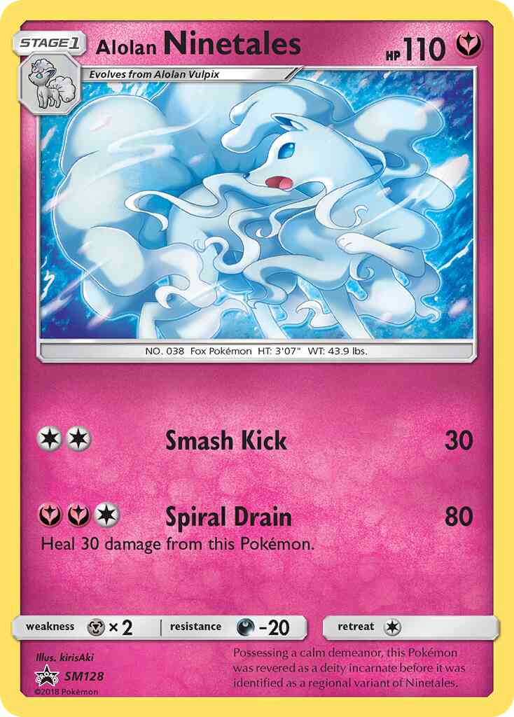 Alolan Ninetales - SM128 - Promo [smp-SM128] [Non-Holo]