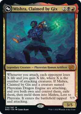 Mishra, Claimed by Gix // Mishra, Lost to Phyrexia [216] [The Brothers' War] [Non-Foil]