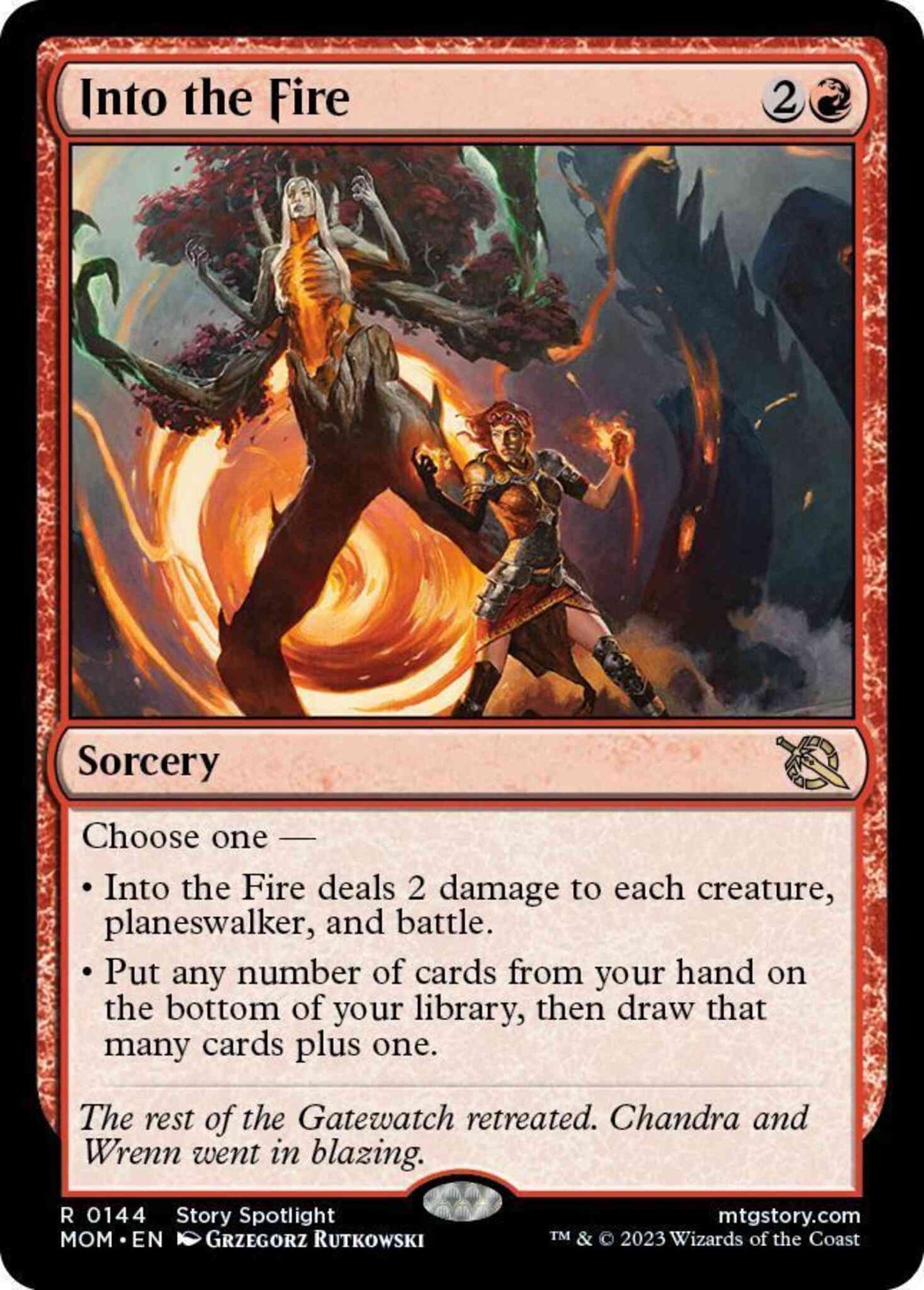 Into the Fire [144] [March of the Machine] [Non-Foil]