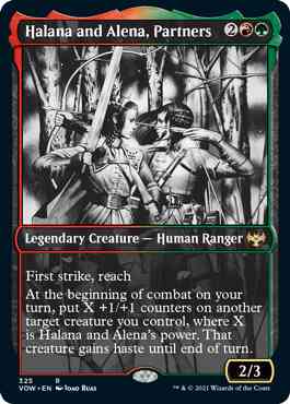 Halana and Alena, Partners [325] [Eternal Night Showcase] [Innistrad: Crimson Vow] [Non-Foil]