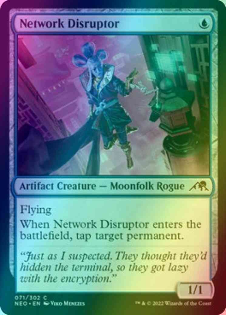 Network Disruptor [71] [Kamigawa: Neon Dynasty] [Foil]