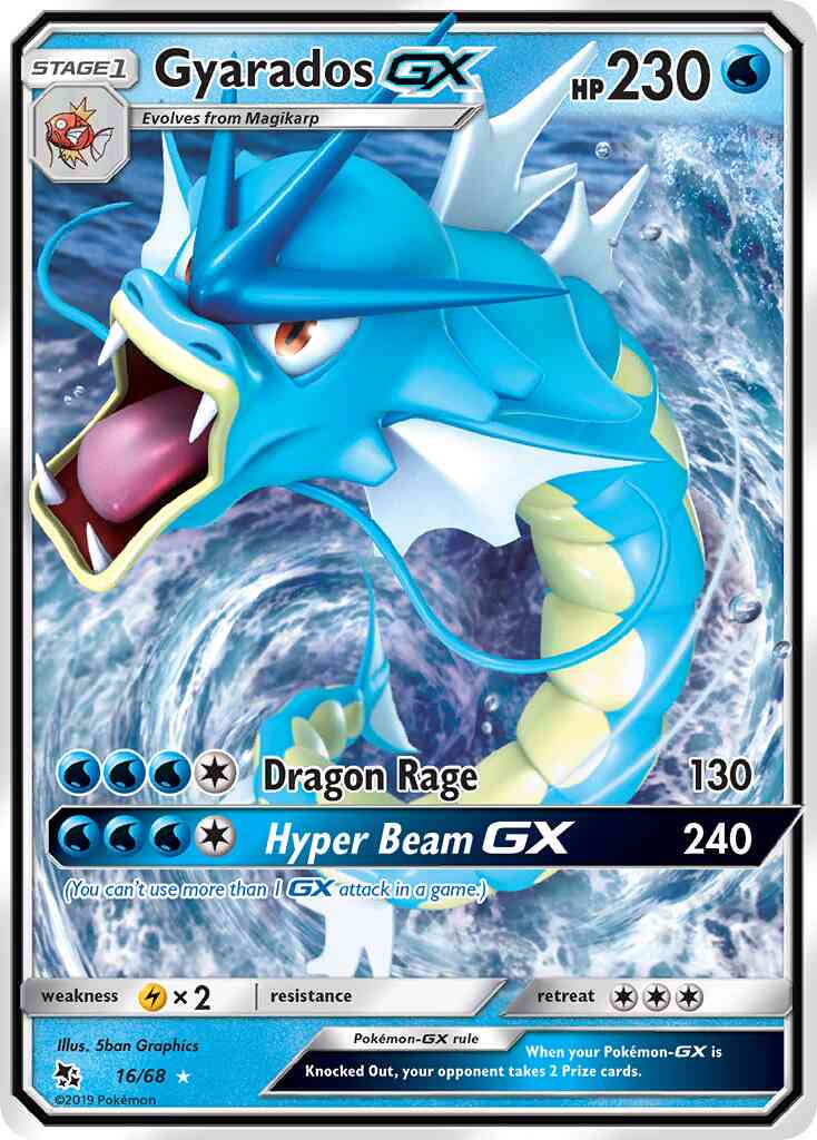 Gyarados-GX - 16/68 - Rare Holo GX [sm115-16] [Ultra]