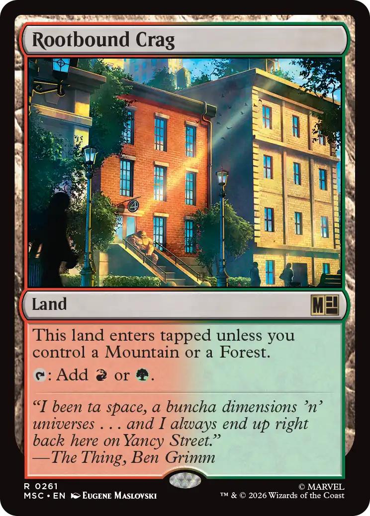 Rootbound Crag [261] [Marvel Super Heroes: Commander] [Non-Foil]