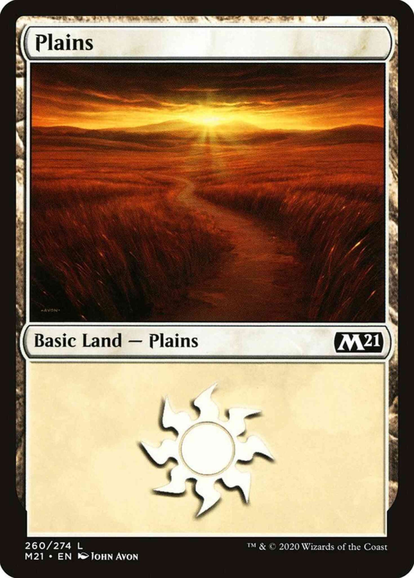 Plains [260] [Core Set 2021] [Non-Foil]