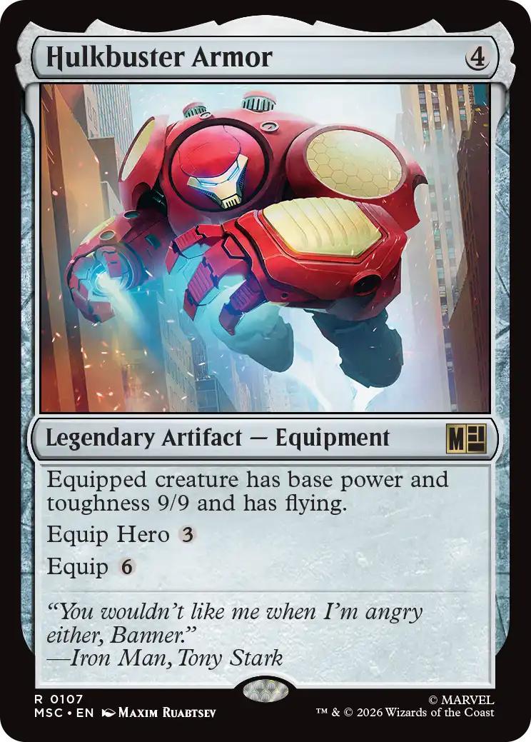 Hulkbuster Armor [107] [Marvel Super Heroes: Commander] [Non-Foil]