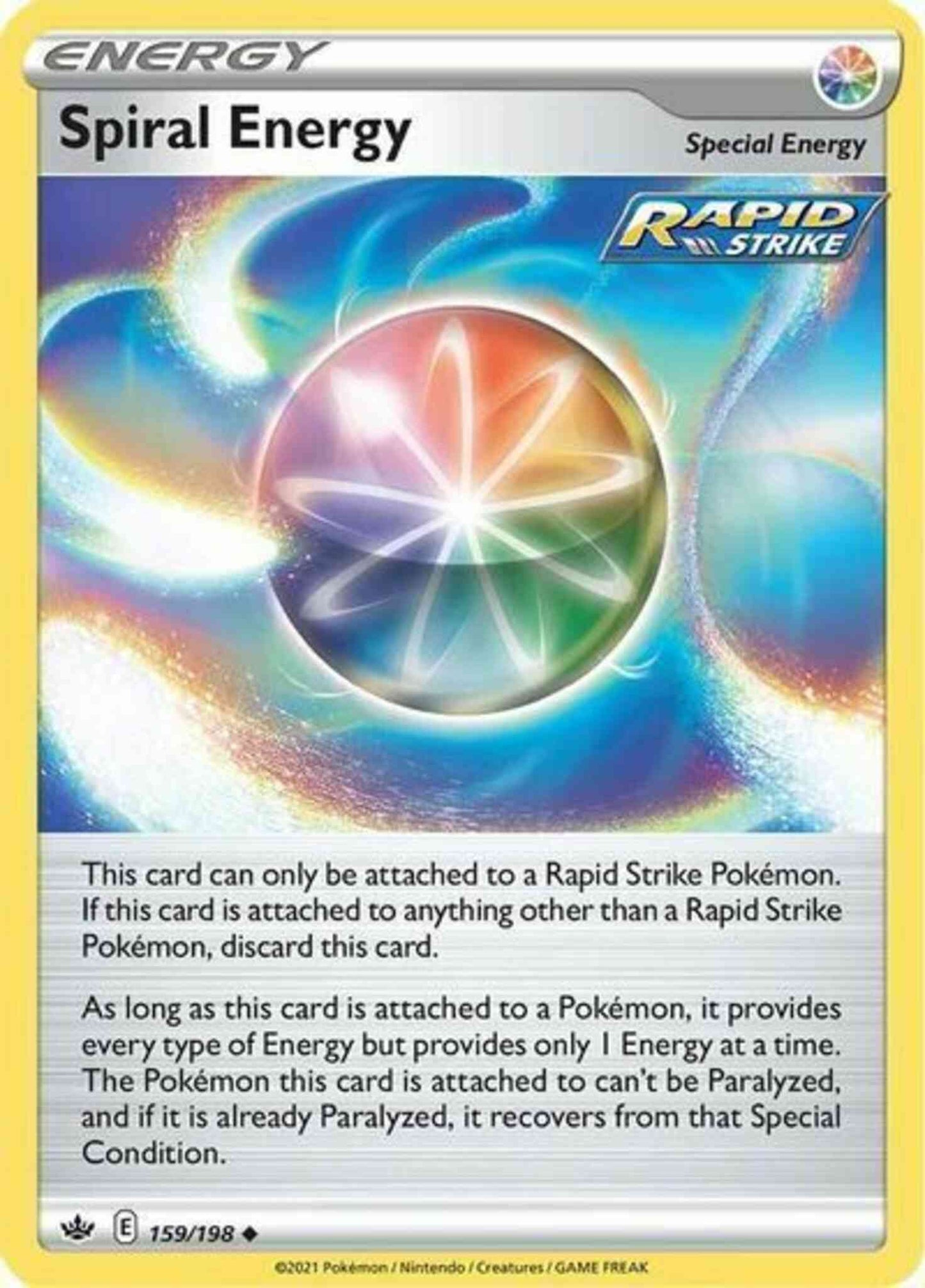 Spiral Energy - 159/198 - Uncommon [swsh6-159] [Reverse Holo]