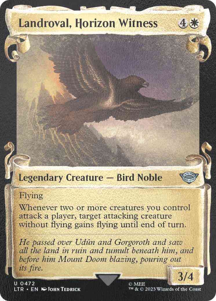 Landroval, Horizon Witness [472] [Scrolls Showcase] [The Lord of the Rings: Tales of Middle-earth] [Silver Foil]