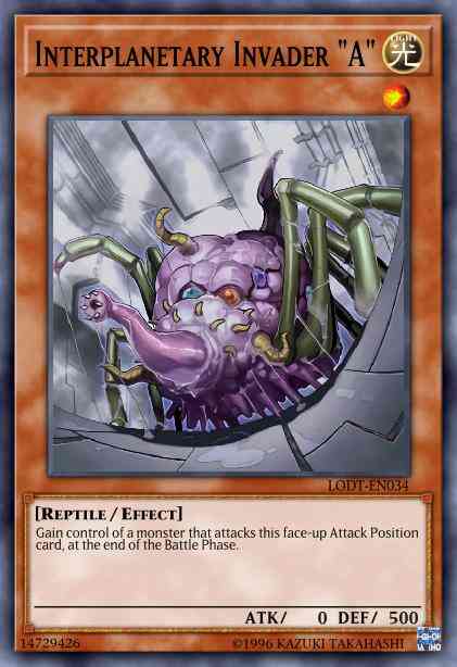 Interplanetary Invader "A" - LODT-EN034 - Common - 1st Edition