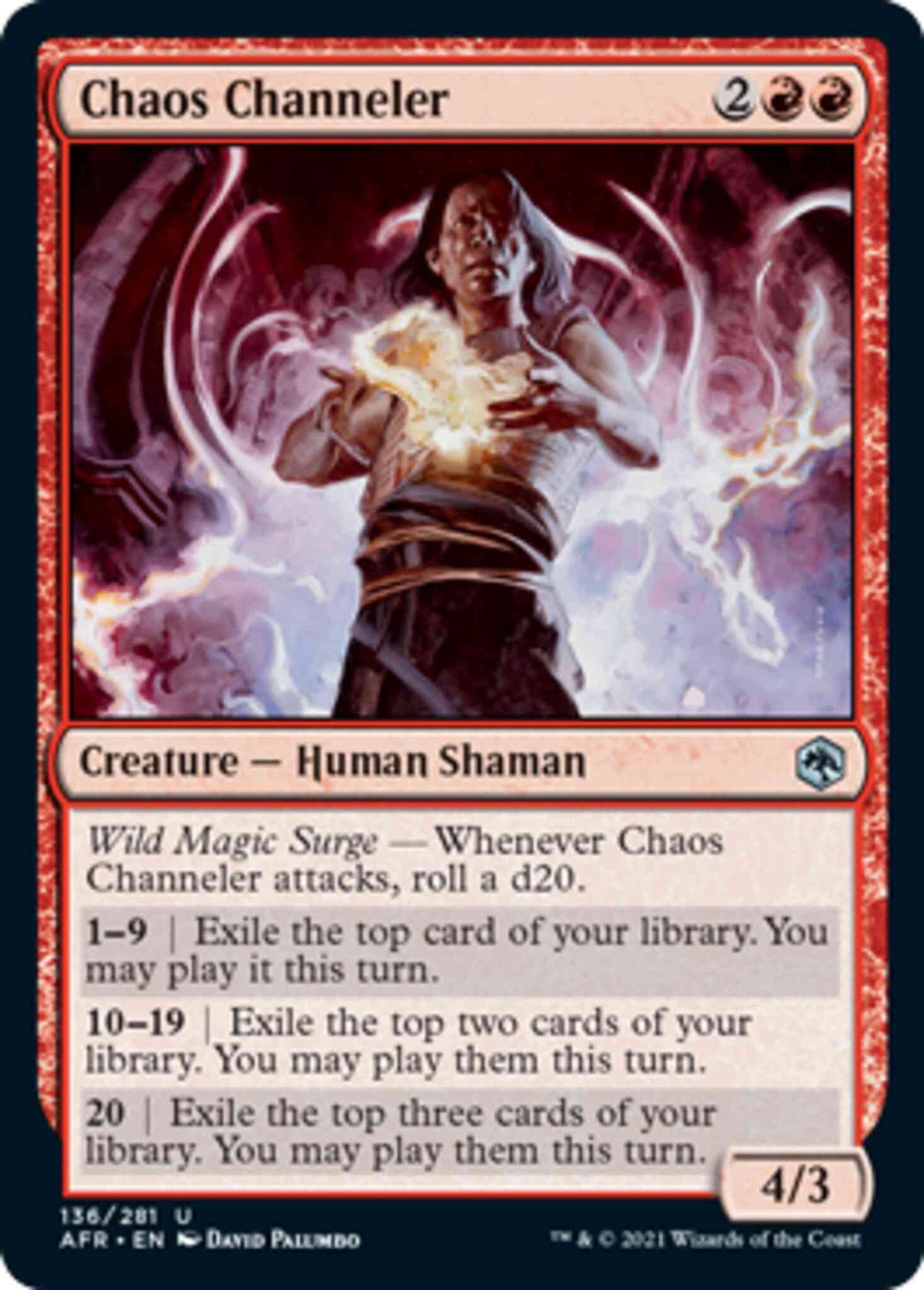 Chaos Channeler [136] [Adventures in the Forgotten Realms] [Non-Foil]