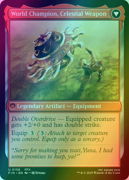 Sidequest: Play Blitzball // World Champion, Celestial Weapon [158] [FINAL FANTASY] [Foil]