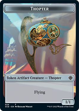 Cat Bird Token (05) // Thopter Token (24) [Starter Commander Decks: Tokens] [Non-Foil]