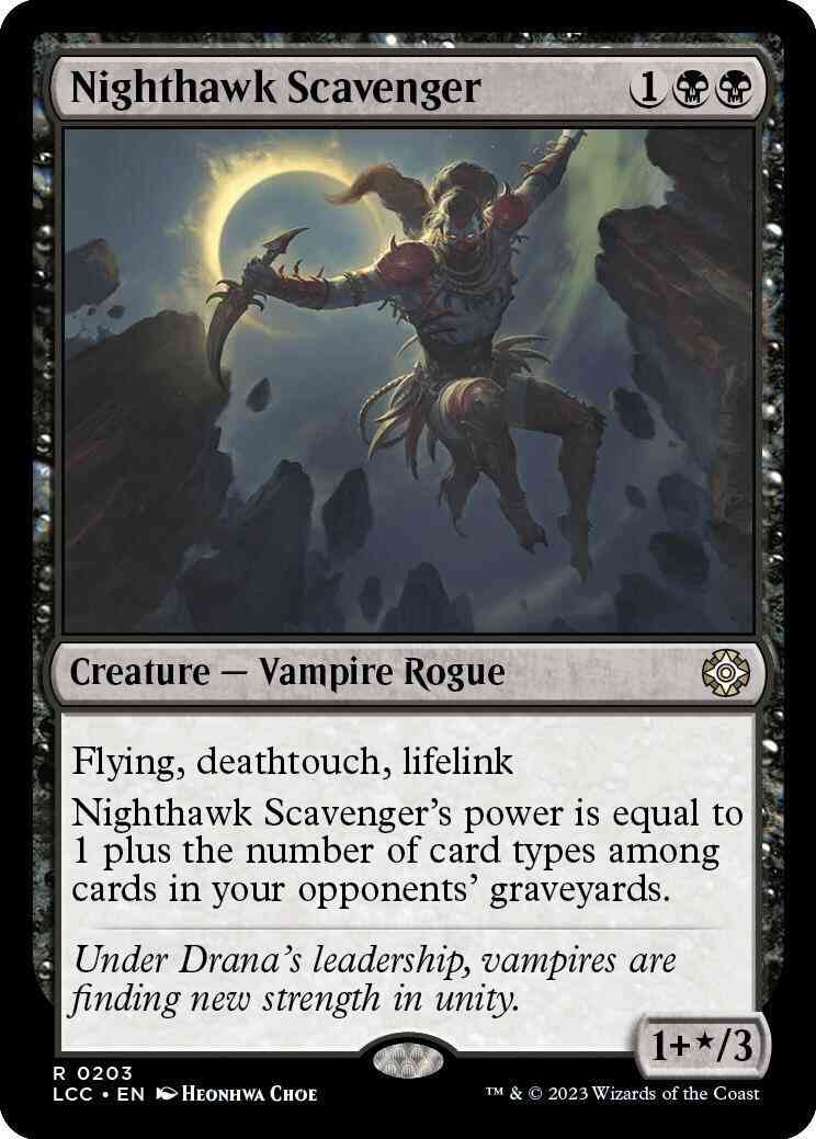 Nighthawk Scavenger [203] [The Lost Caverns of Ixalan: Commander] [Non-Foil]