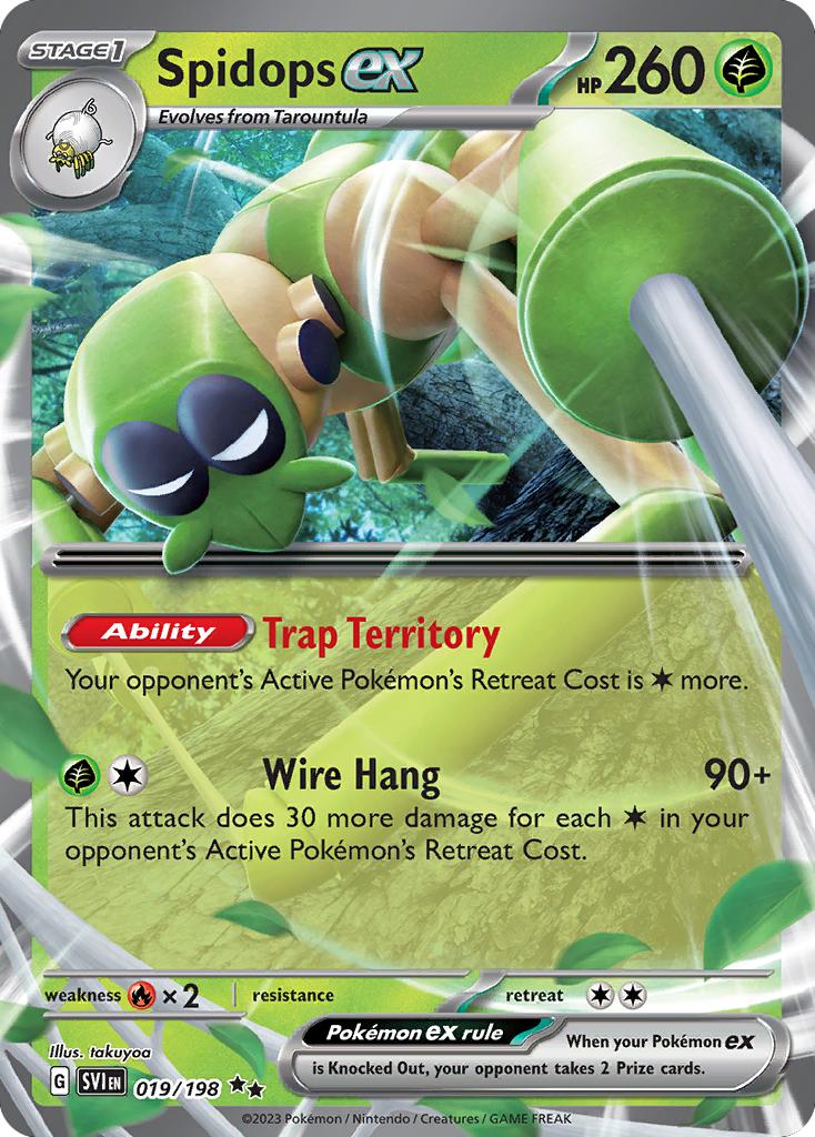 Spidops ex - 019/198 - Double Rare [sv01-019] [Ultra]