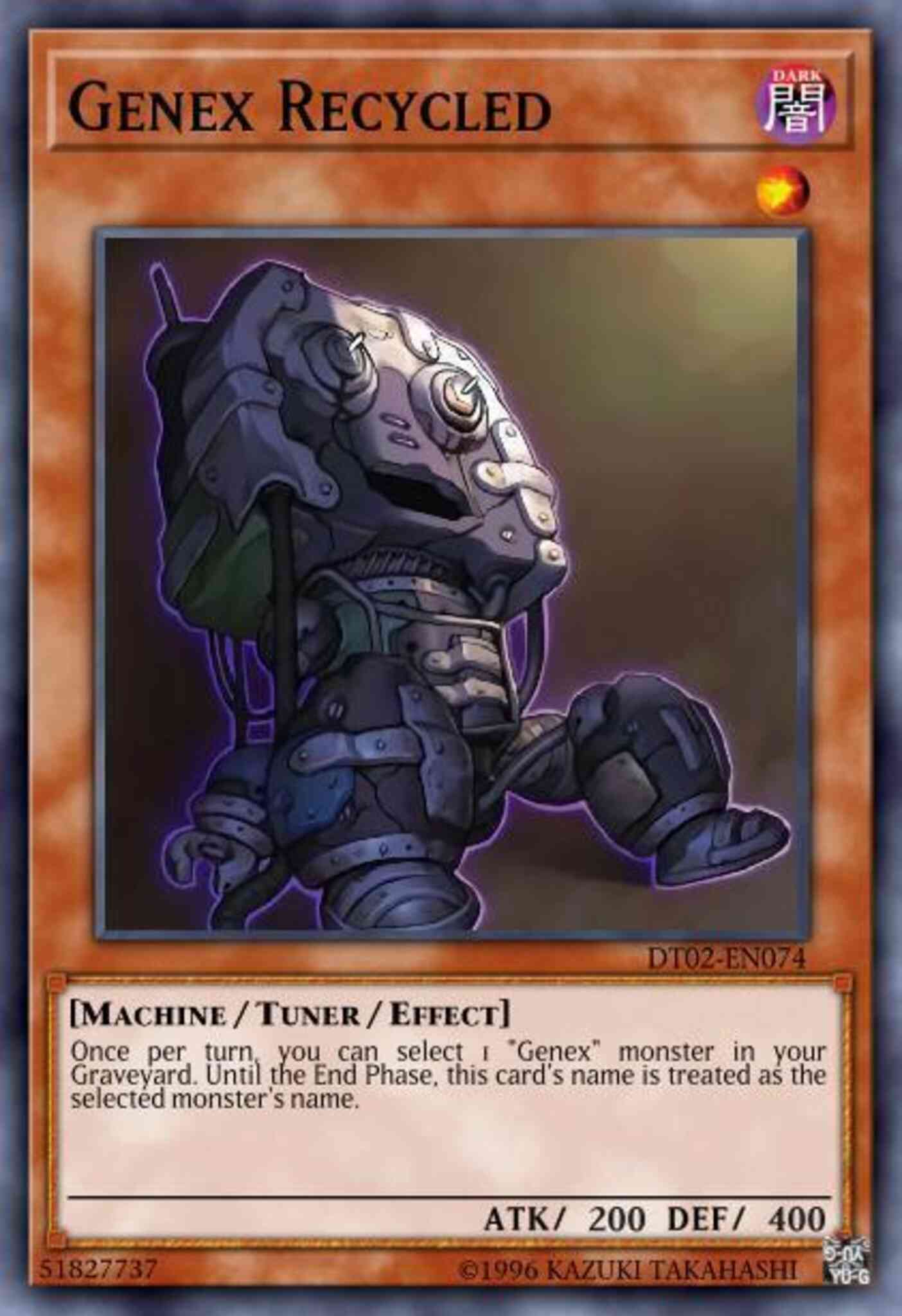 Genex Recycled - HA02-EN044 - Super Rare - Unlimited