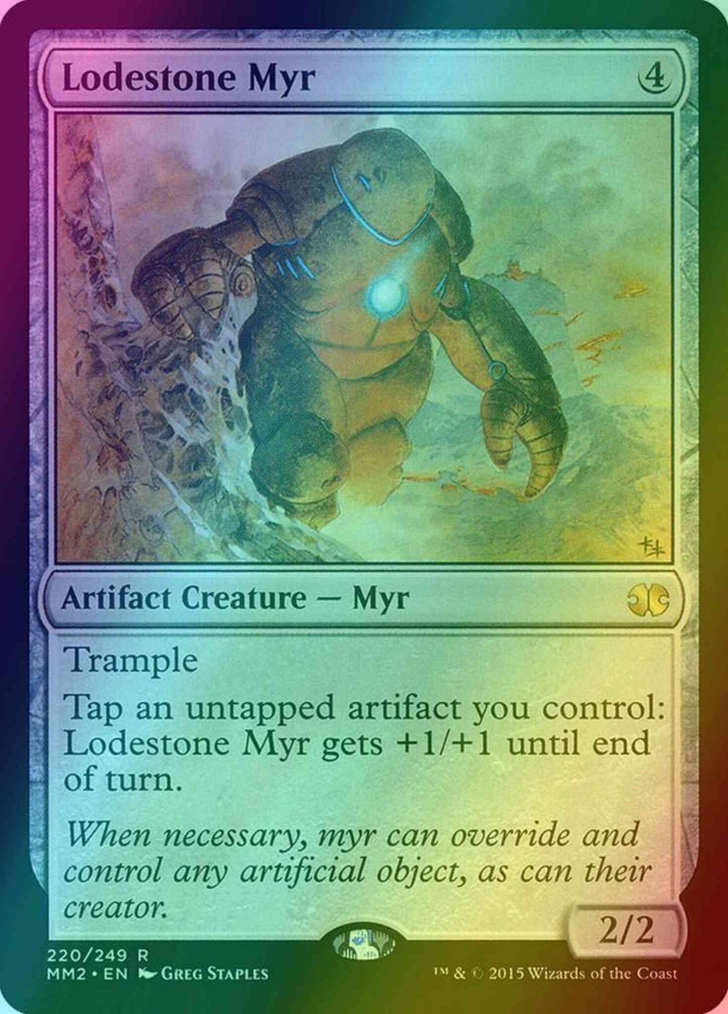 Lodestone Myr [220] [Modern Masters 2015] [Foil]