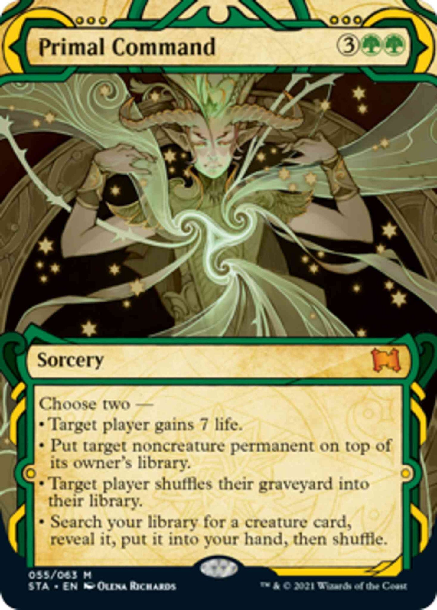 Primal Command [55] [Strixhaven Mystical Archive] [Etched Foil]