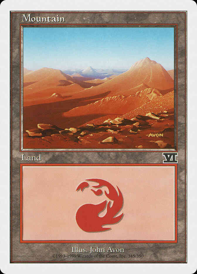 Mountain [345] [Classic Sixth Edition] [Non-Foil]