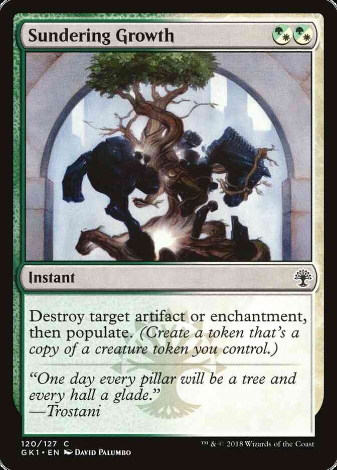 Sundering Growth [120] [GRN Guild Kit] [Non-Foil]