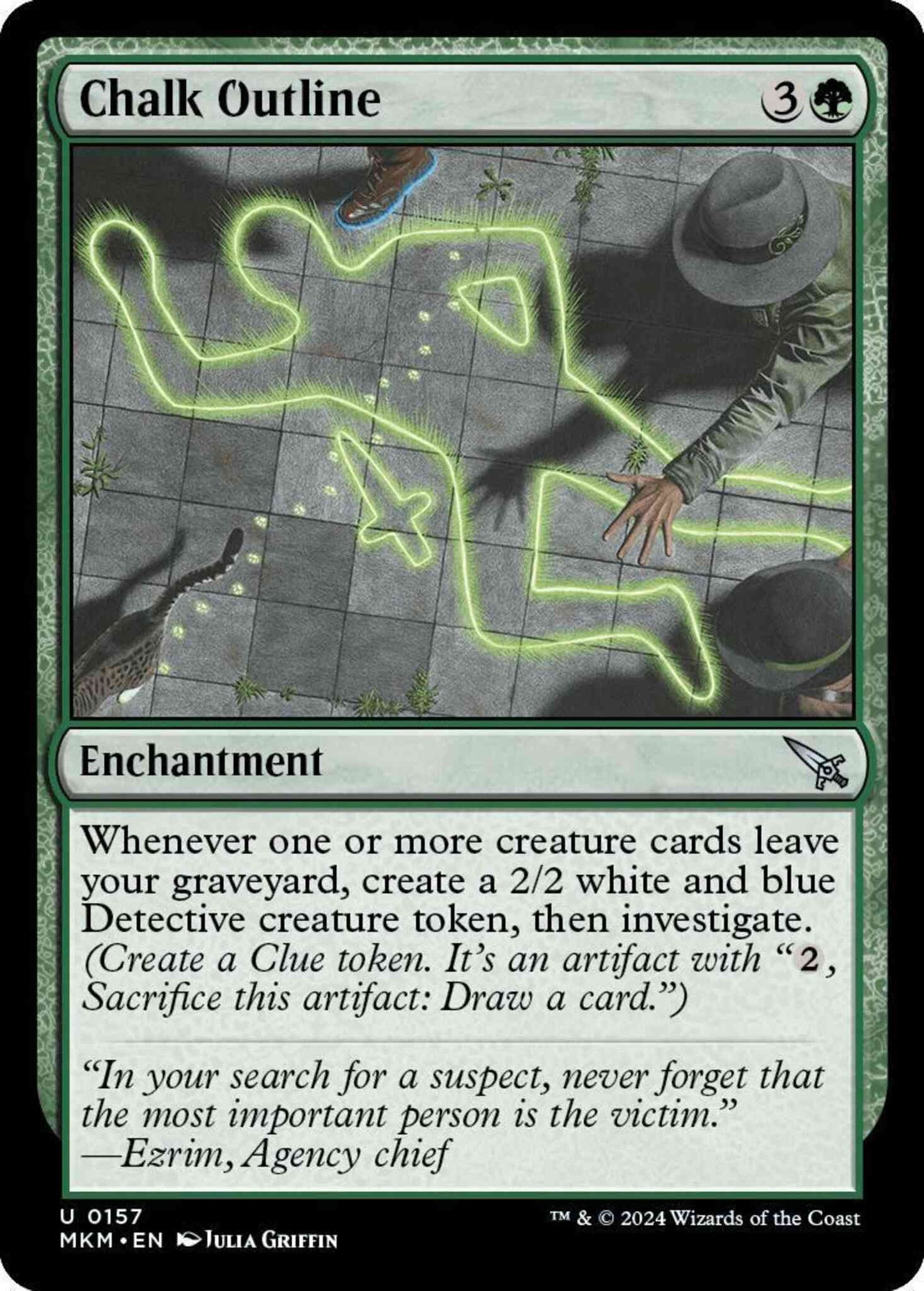 Chalk Outline [157] [Murders at Karlov Manor] [Non-Foil]