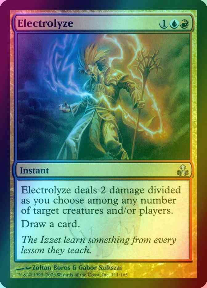 Electrolyze [111] [Guildpact] [Foil]