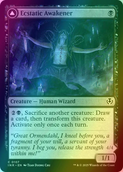 Ecstatic Awakener // Awoken Demon [107] [Innistrad Remastered] [Foil]
