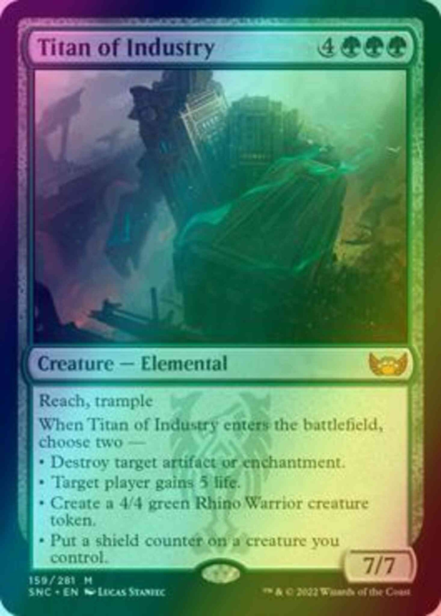 Titan of Industry [159] [Streets of New Capenna] [Foil]