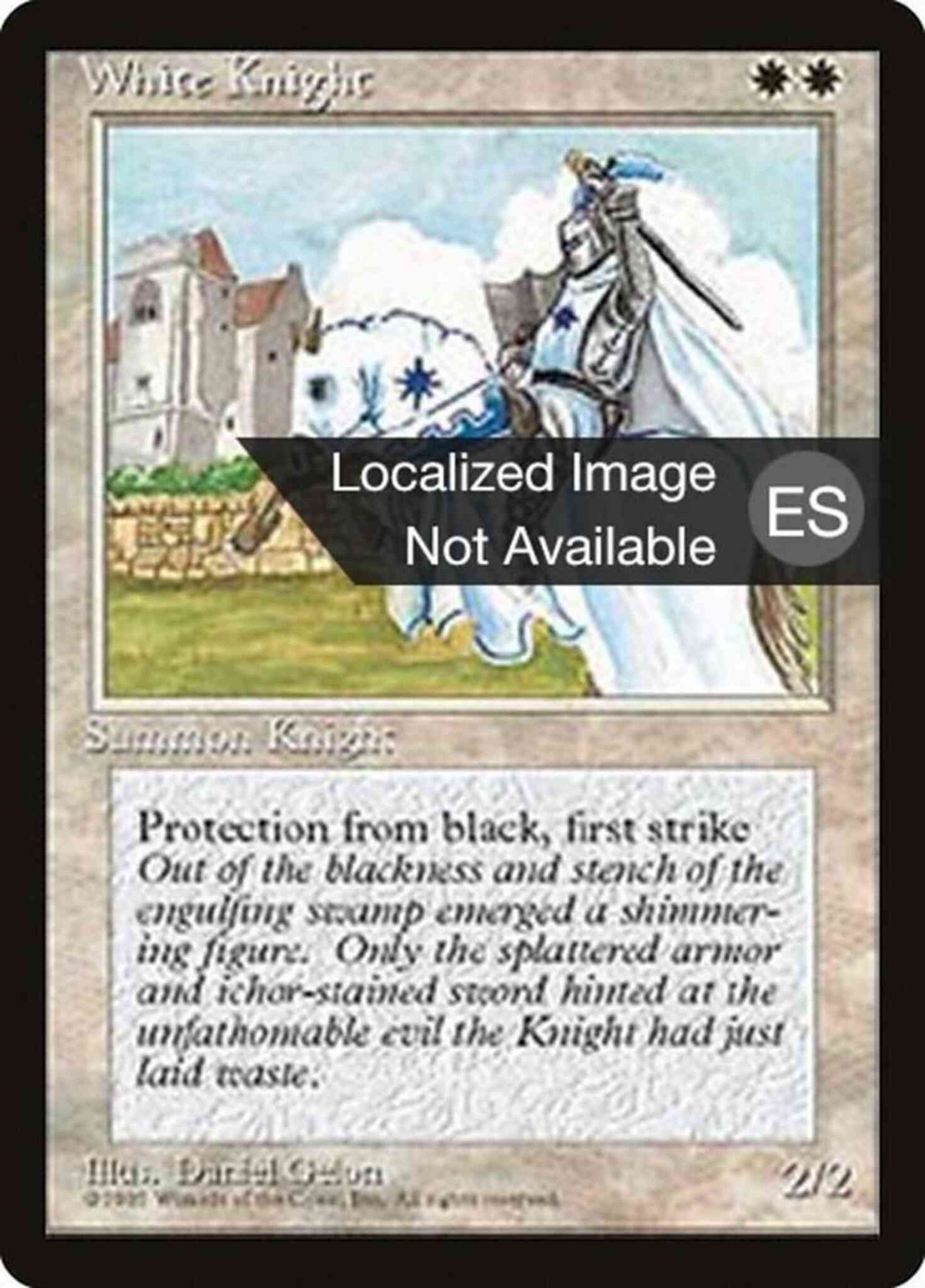 White Knight - Korean [56] [Fourth Edition Black Border: Korean] [Non-Foil]