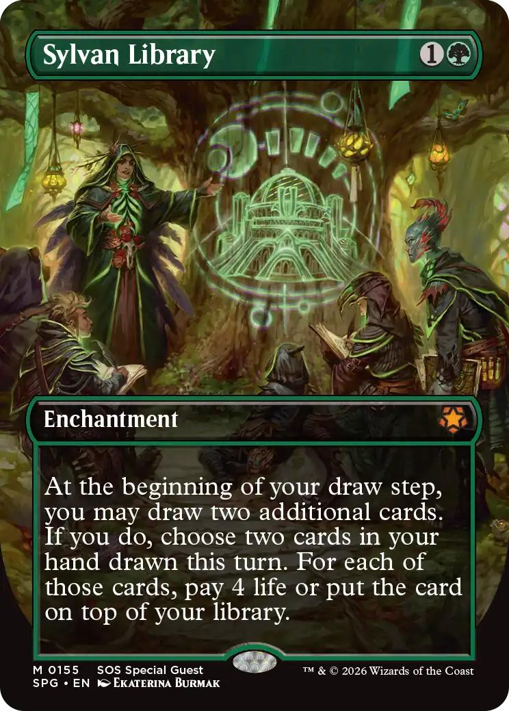 Sylvan Library [155] [Borderless] [Special Guests] [Non-Foil]