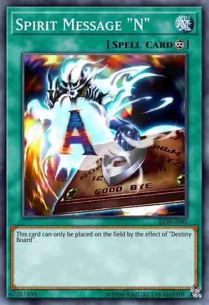 Spirit Message "N" - LON-090 - Rare - Unlimited