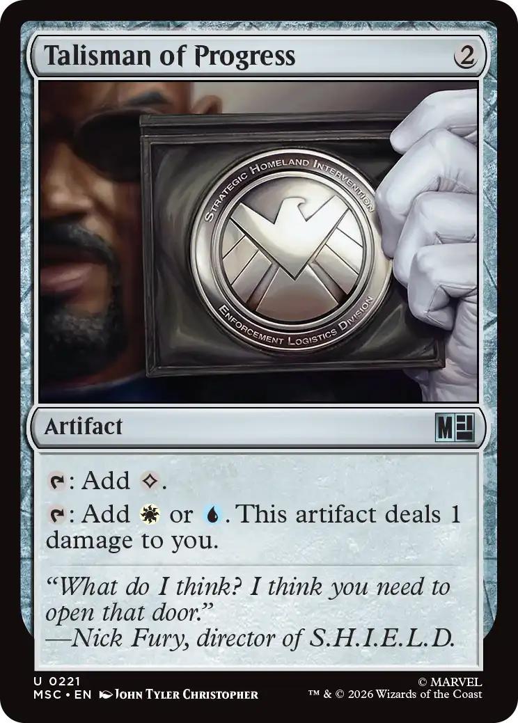 Talisman of Progress [221] [Marvel Super Heroes: Commander] [Non-Foil]