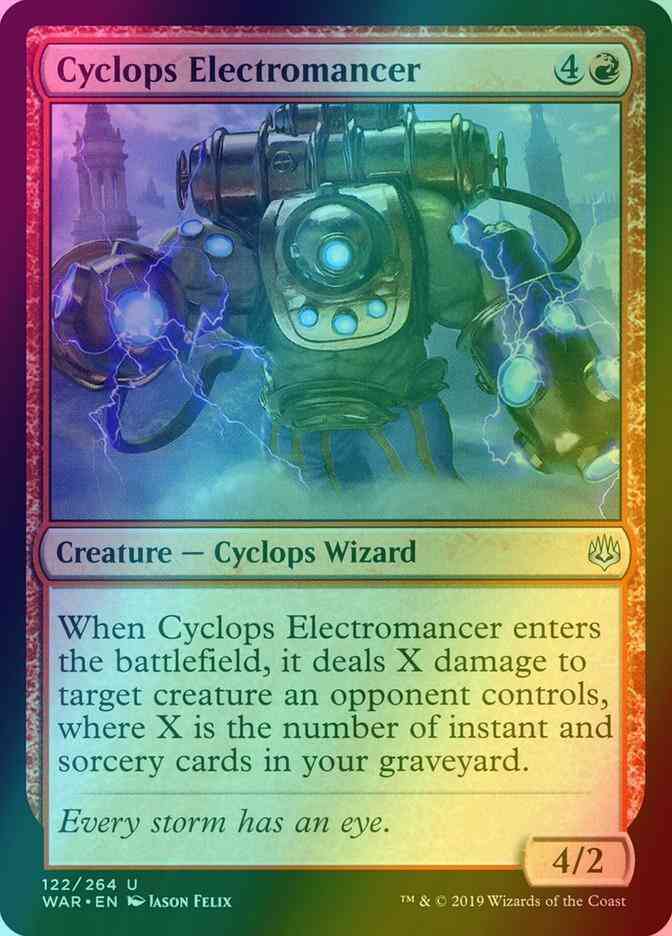 Cyclops Electromancer [122] [War of the Spark] [Foil]